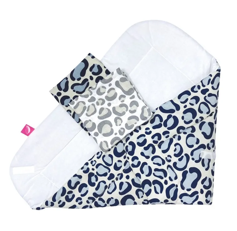 Motherhood, Ocelot Niebieski, zestaw wyprawkowy z rożkiem, 5w1