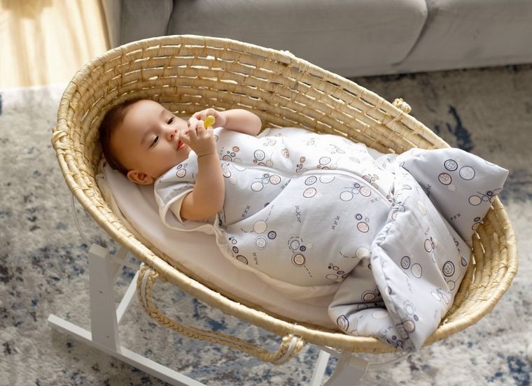 Motherhood, ocieplany śpiworek, 2w1, TOG 3, szare guziki, 3-18m