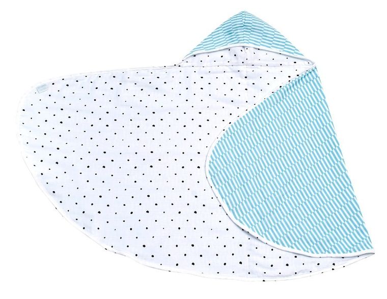 Motherhood, Płotek Niebieski, ręcznik niemowlęcy, muślinowy, 65-130 cm