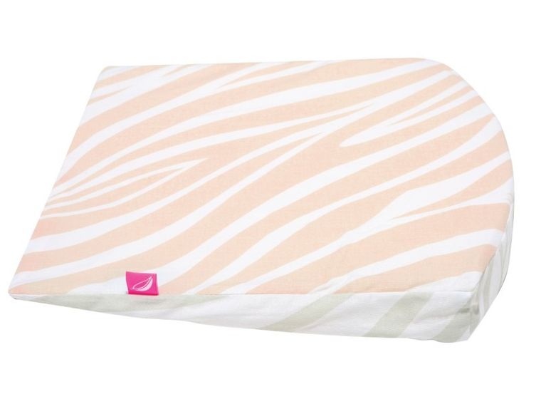 Motherhood, poduszka klin, mała, zebra łososiowa