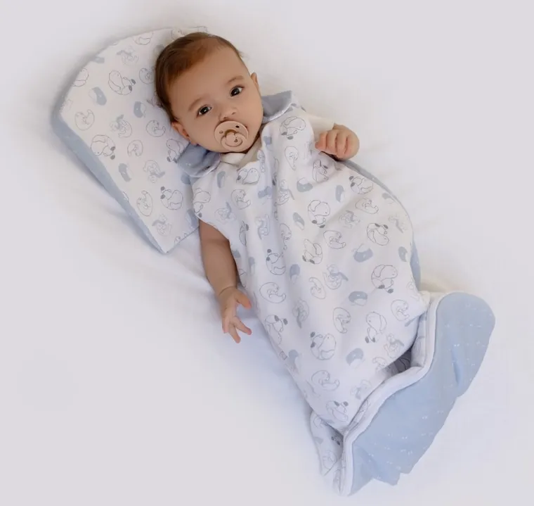 Motherhood, poduszka klin, podróżna, różowe misie