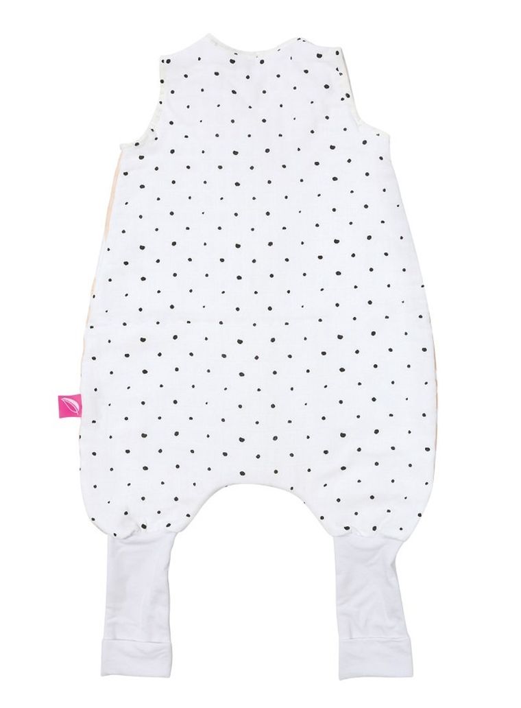 Motherhood, śpiworek muślinowy z nogawkami, 0.5 tog, 18-30 m, zebra łososiowa