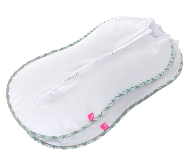 Motherhood, Statki Miętowe, Zip&Swaddle, otulak, rozmiar 1, 2,5-5kg, 2 szt.