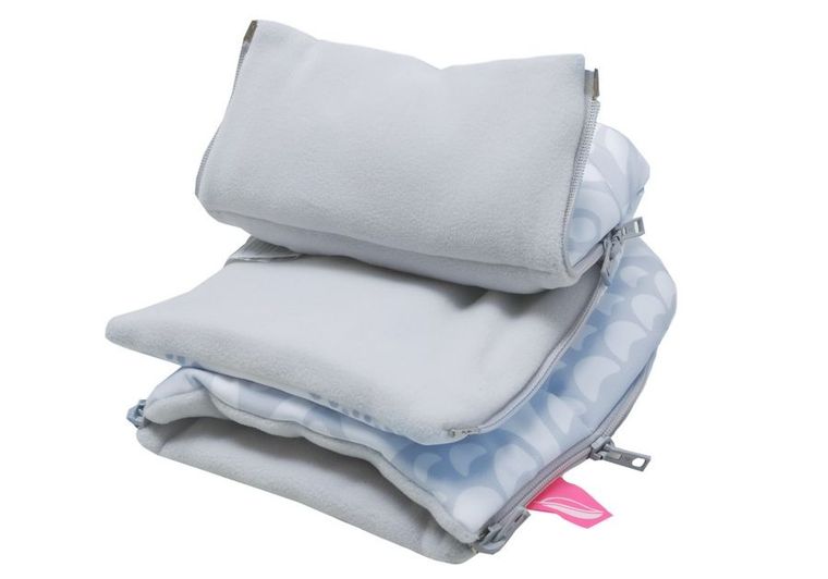 Motherhood, wodoodporne mufki do wózka, 2 szt, rybki niebieskie