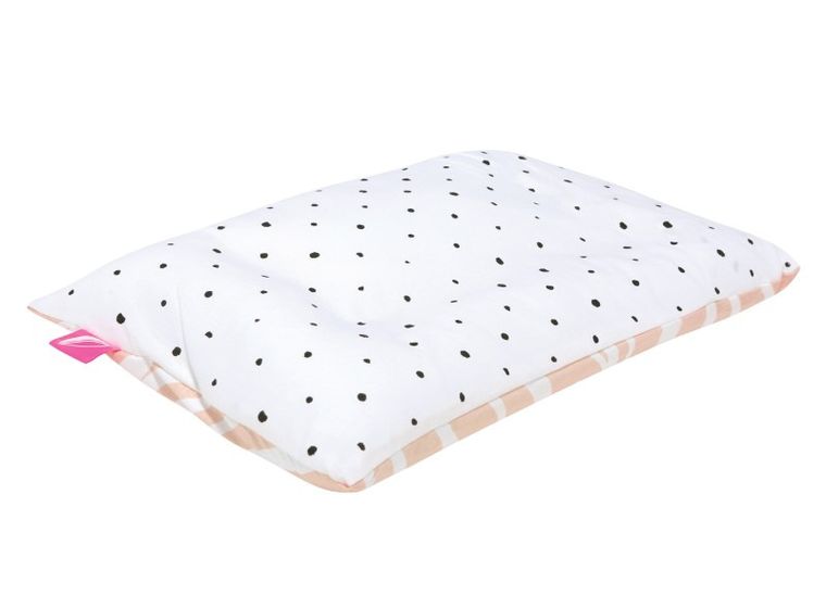 Motherhood, Zebra Łososiowa, płaska poduszka, 45-30 cm