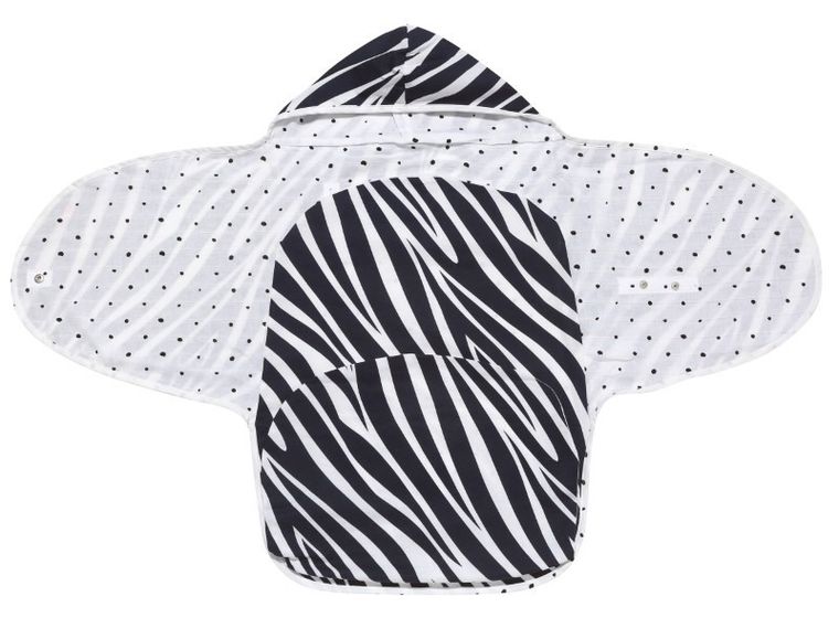 Motherhood, Zebra Niebieska, otulacz samochodowy