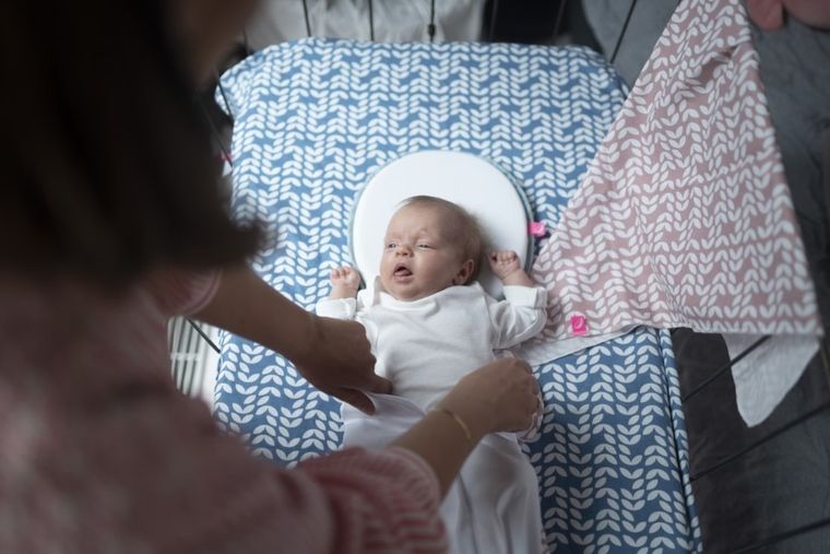 Motherhood, Zebra Niebieska, pieluszka bawełniane, 70-80 cm, 3 szt.