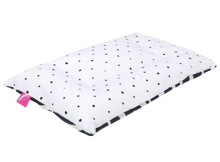 Motherhood, Zebra Niebieska, płaska poduszka, 45-30 cm