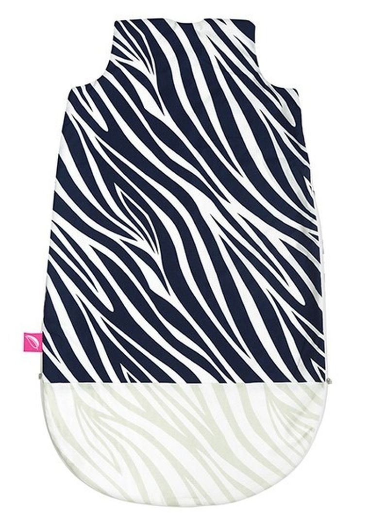 Motherhood, Zebra Niebieska, Zip-A-Round, śpiworek letni 2w1, TOG 1, 3-18m
