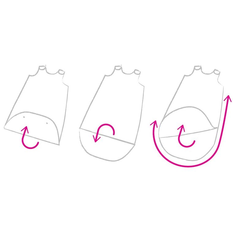 Motherhood, Zip-A-Round, bawełniany śpiworek, 2w1, TOG 3, niebieskie listki, 3-18m