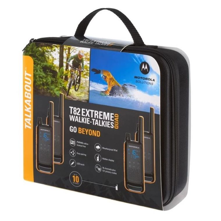 Motorola, krótkofalówki Talkabout T82 Extreme quad-pack, 2 szt.