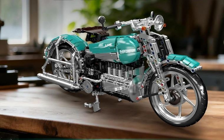 Mould King, American Cruiser Motorcycle, klocki, 1971 elementów