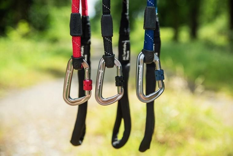 Mountain Paws, smycz linowa dla psa, granatowa, 120 cm