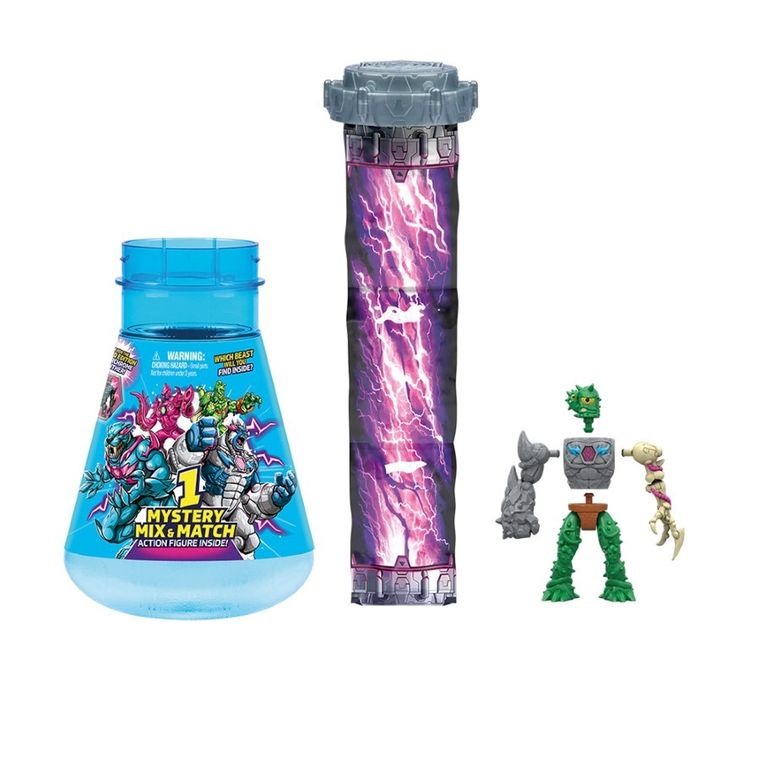 Mr Beast Lab, Hybrids, Hyper Fusion, kolba z figurką mutanta