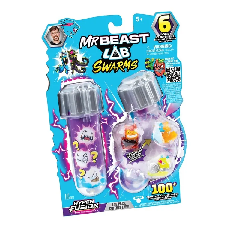 Mr Beast Lab, tuby z figurkami