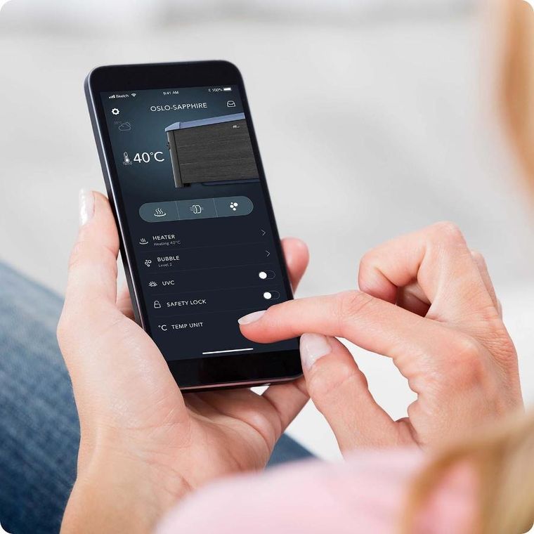 MSPA, Sapphire, SPA panelowe z hydromasażem, 6 osobowe