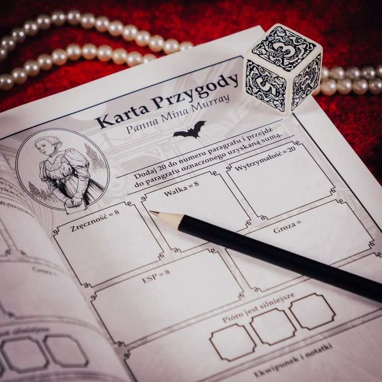 Muduko, Dracula, Klątwa wampira, książkowa gra strategiczna