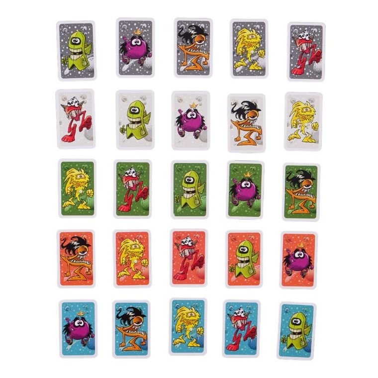 Muduko, Piątka z kosmosu, gra karciana