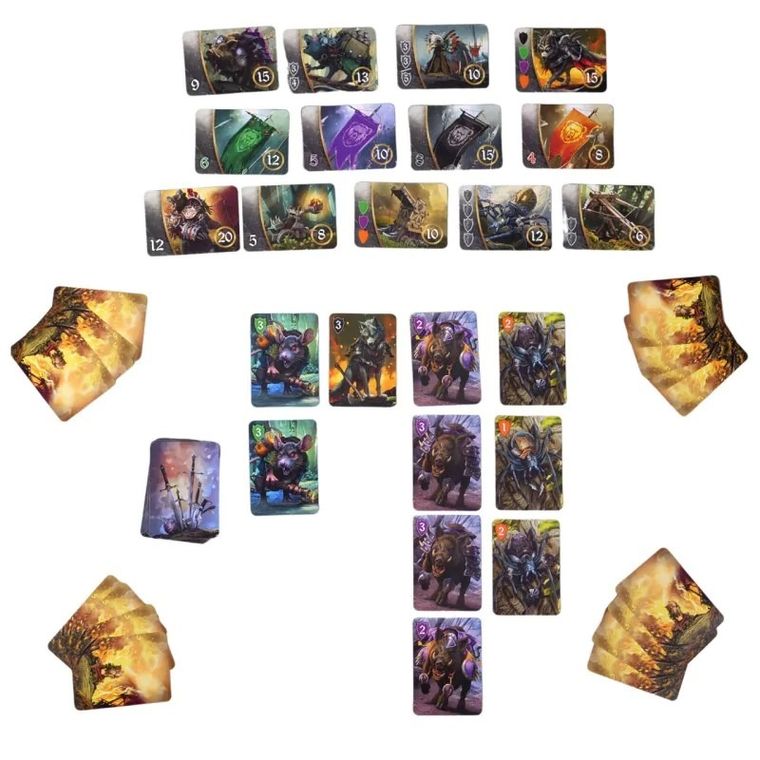 Muduko, Prapuszcza: Ostatnie starcie, karciana gra strategiczna