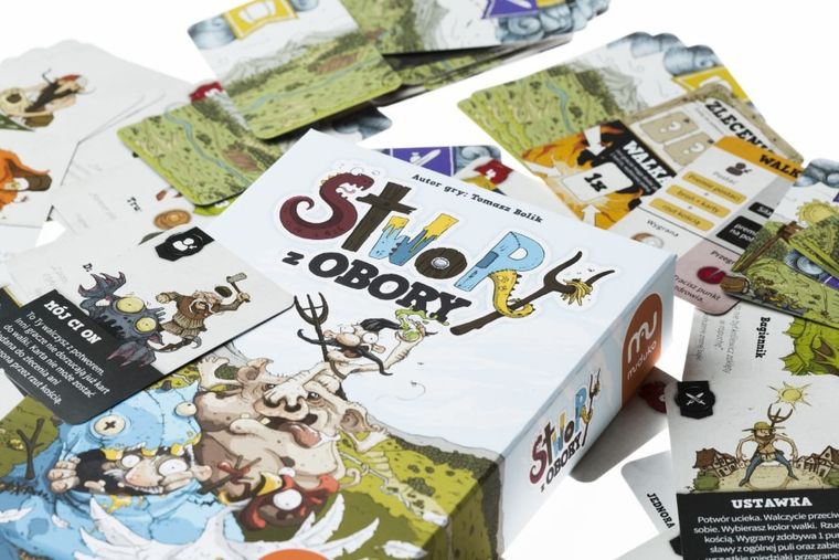 Muduko, Stwory z obory, gra imprezowa, karciana