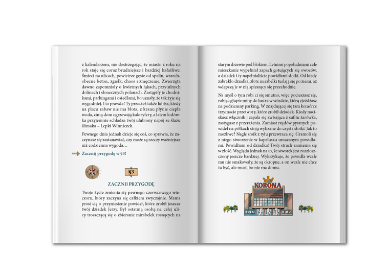 Muduko, Zielobór, gra książkowa