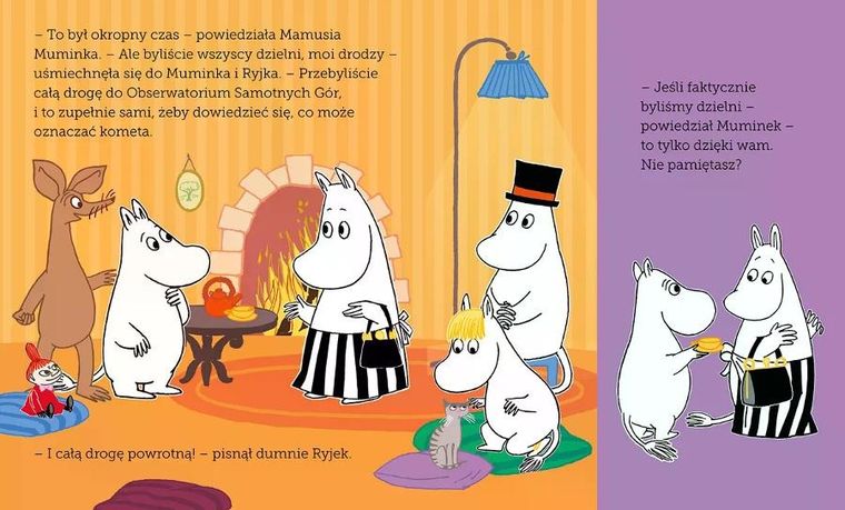 Muminki. Muminek, Mamusia Muminka i kometa