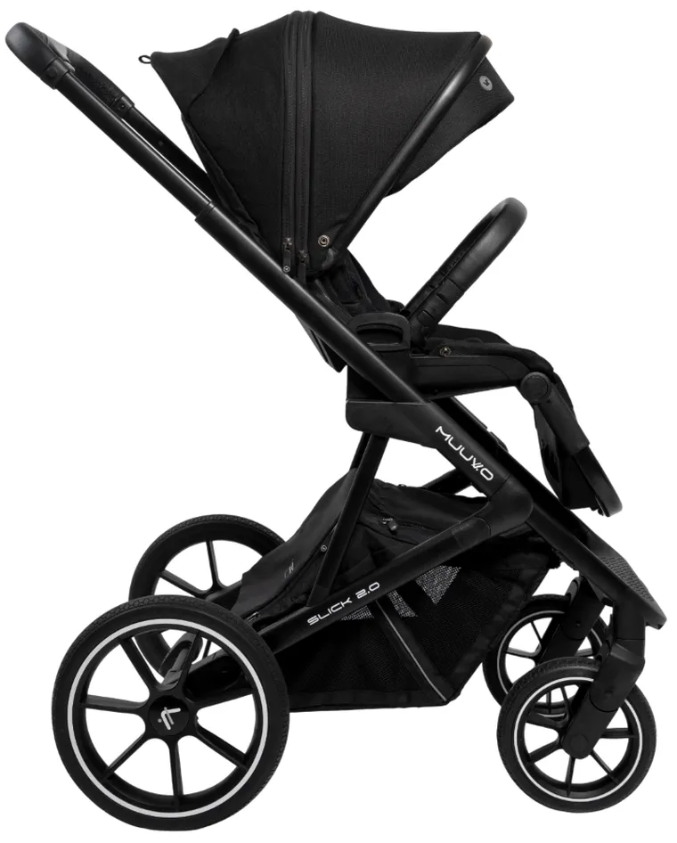 Muuvo, Slick 2.0, wózek wielofunkcyjny, 2w1, Classic Black