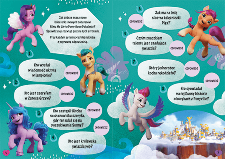 My little pony. Zabawy i zadania z naklejkami.