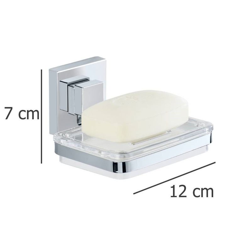 Mydelniczka, Quadro, Vacuum-Loc, stal nierdzewna