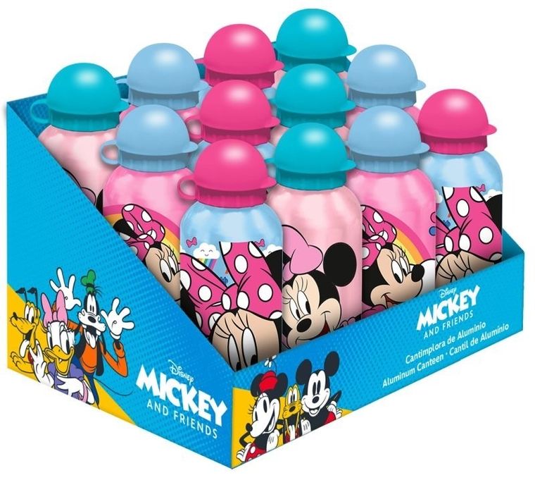 Myszka Minnie, bidon aluminiowy, 500 ml