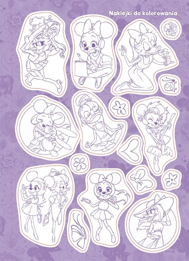 Myszka Minnie. Megakolorowanka