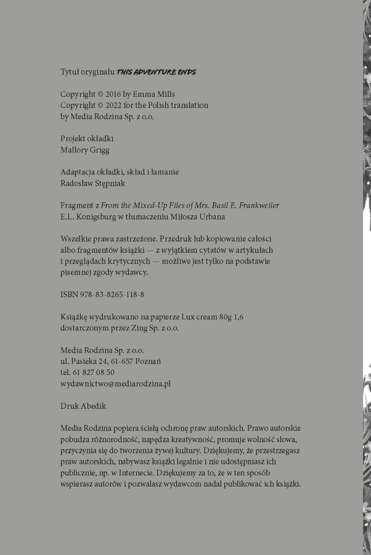 Na drugim końcu lata