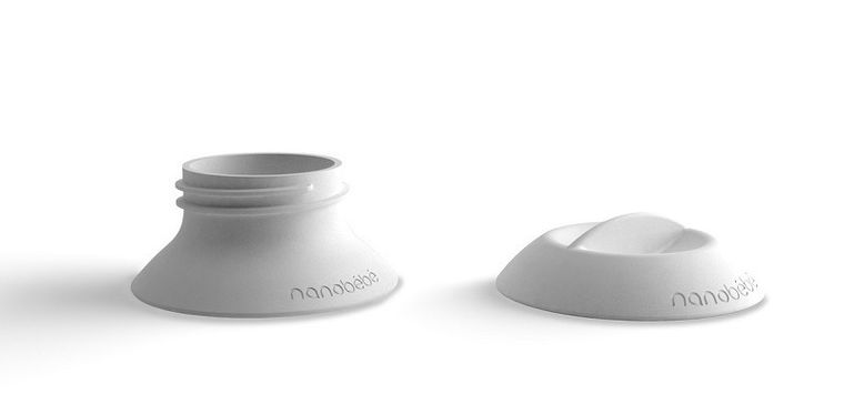 Nanobebe, butelka do karmienia i przechowywania pokarmu, 150 ml, turkusowa, 3 szt.