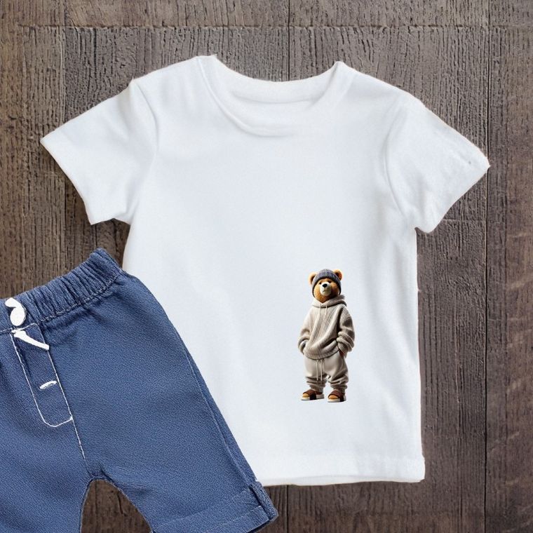 Naprasowanki, naplamki, Miś w klapkach