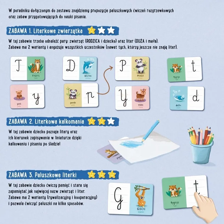 Nasza Księgarnia, Feluś i Gucio poznają literki, gra edukacyjna