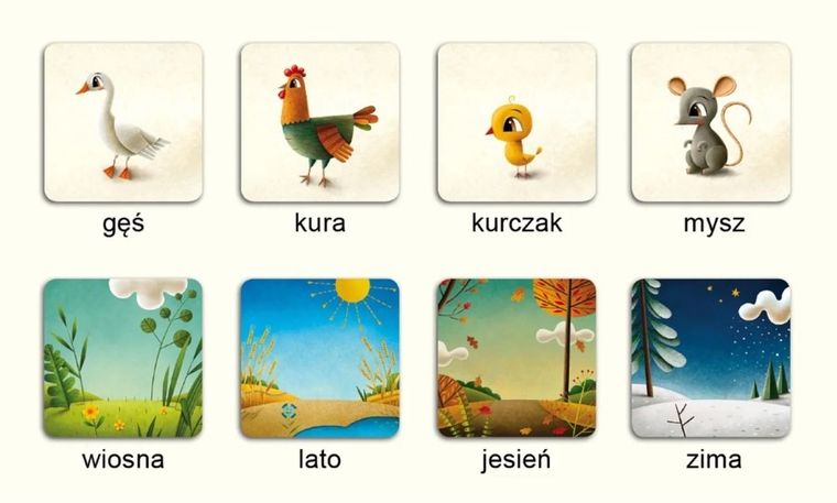 Nasza Księgarnia, Kurnik 2, Cztery pory roku, gra familijna