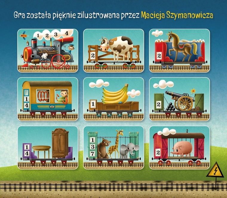 Nasza Księgarnia, Między Wierszami, Lokomotywa, gra familijna