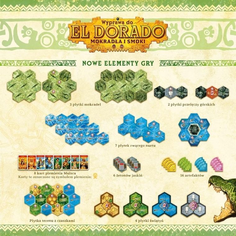 Nasza Księgarnia, Wyprawa do El Dorado: Mokradła i smoki, dodatek do gry