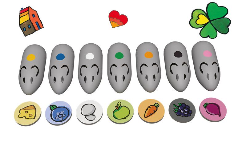 Nasza Księgarnia, Zagrajmy, mamo, Myszki w ogrodzie, gra familijna