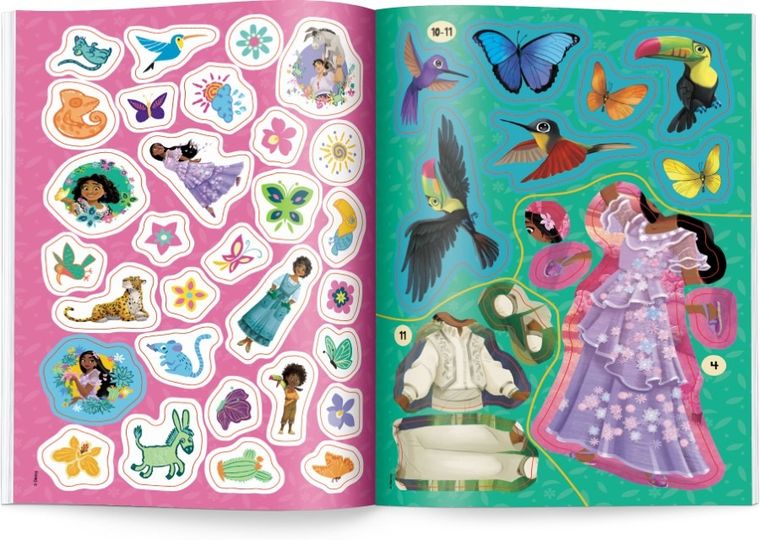 Nasze magiczne Encanto. Ubieranki, naklejanki