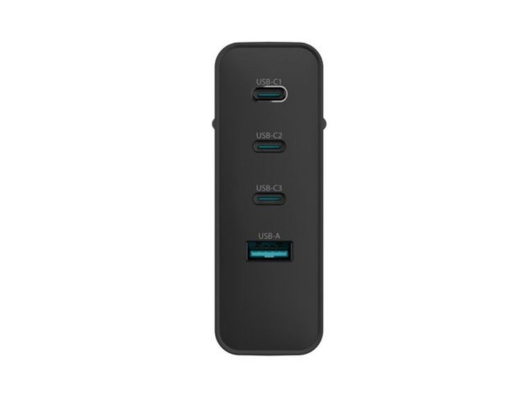 Natec, ładowarka sieciowa, RIBERA GAN 3X USB-C 1X USB-A, 100W, czarna