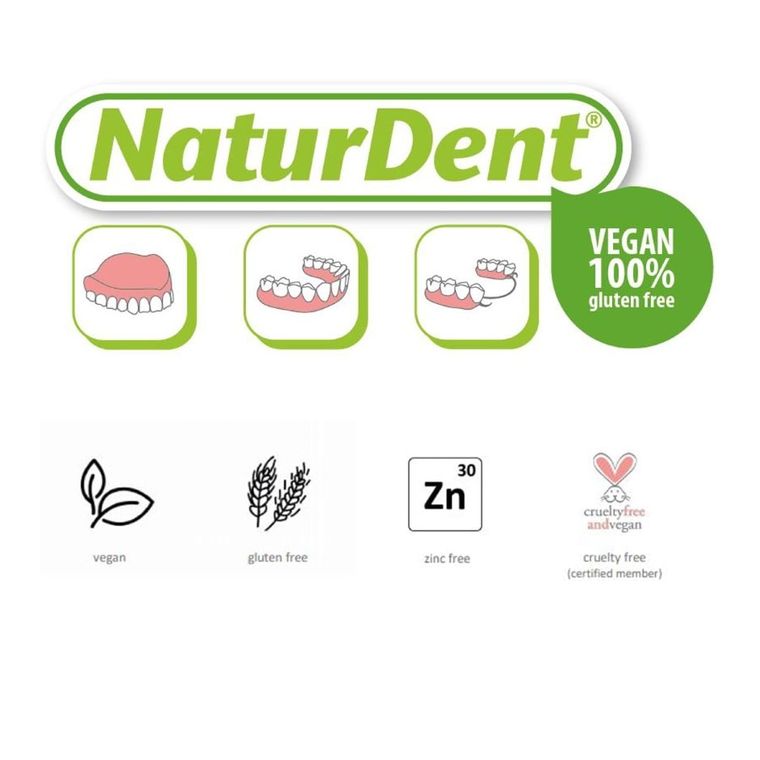 NaturDent, naturalny klej do protez zębowych, 40g
