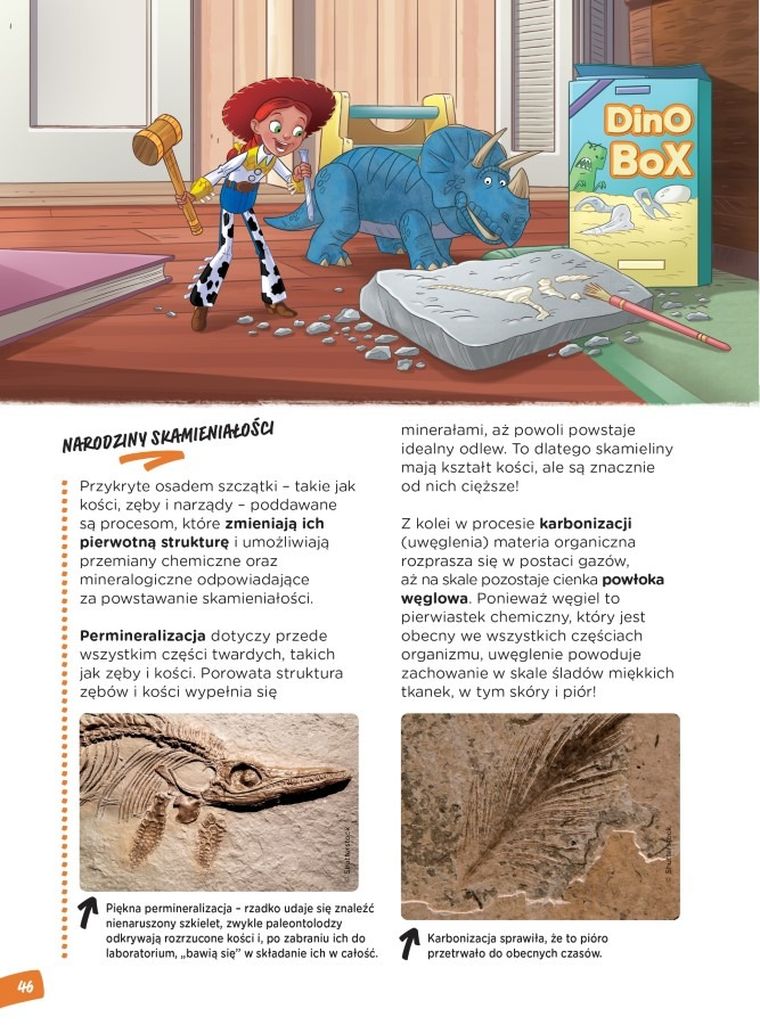 Nauka z komiksem. Era dinozaurów. Tom 1. Straszne jaszczury, czyli dinozaury triasu