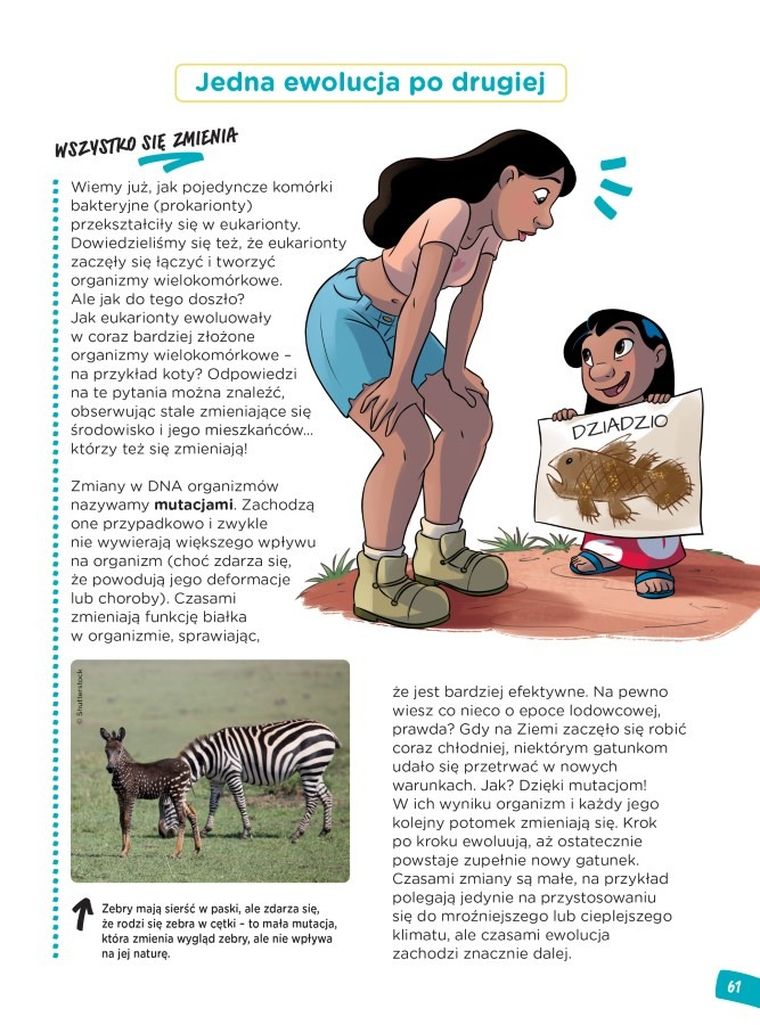 Nauka z komiksem. Genetyka i ewolucja. Tom 1. Życie