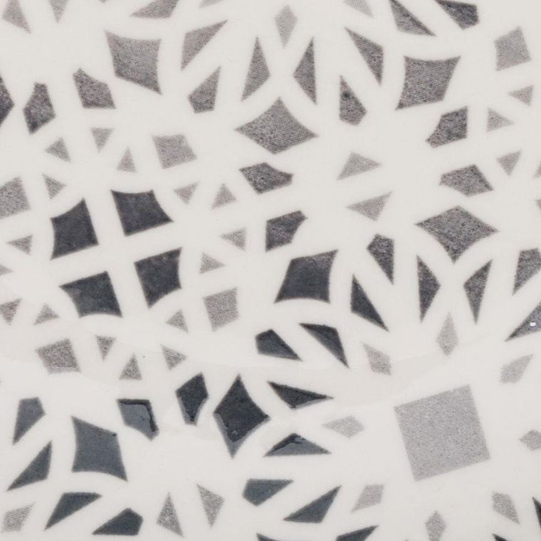 Nava, talerz porcelanowy deserowy, maiolica grey, 20 cm