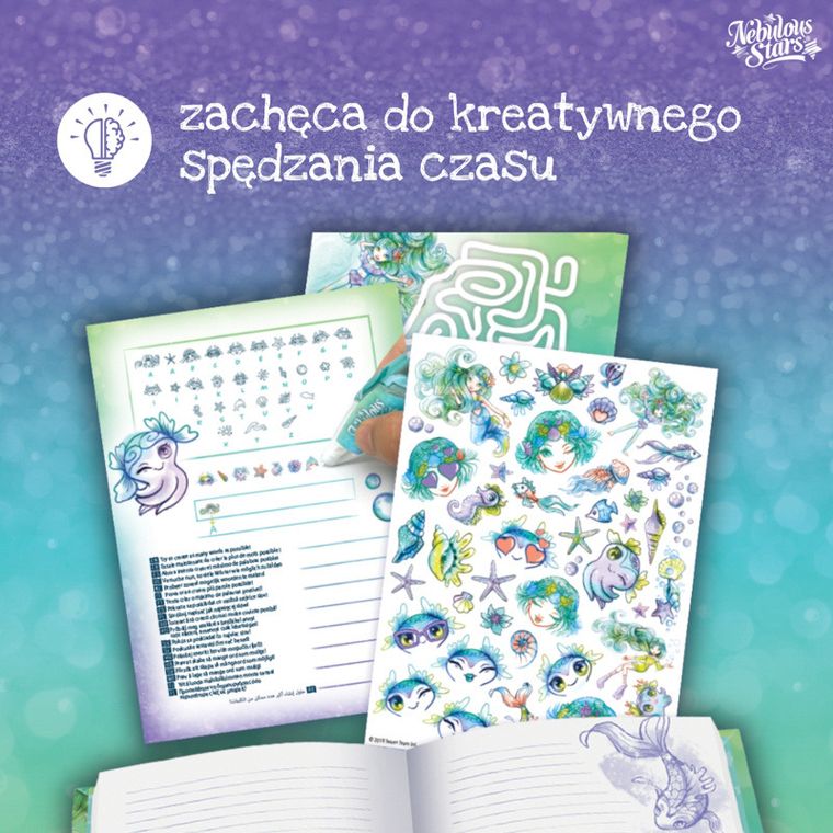 Nebulous Stars, Marinia, pamiętnik na kłódkę z aplikatorem wzorów