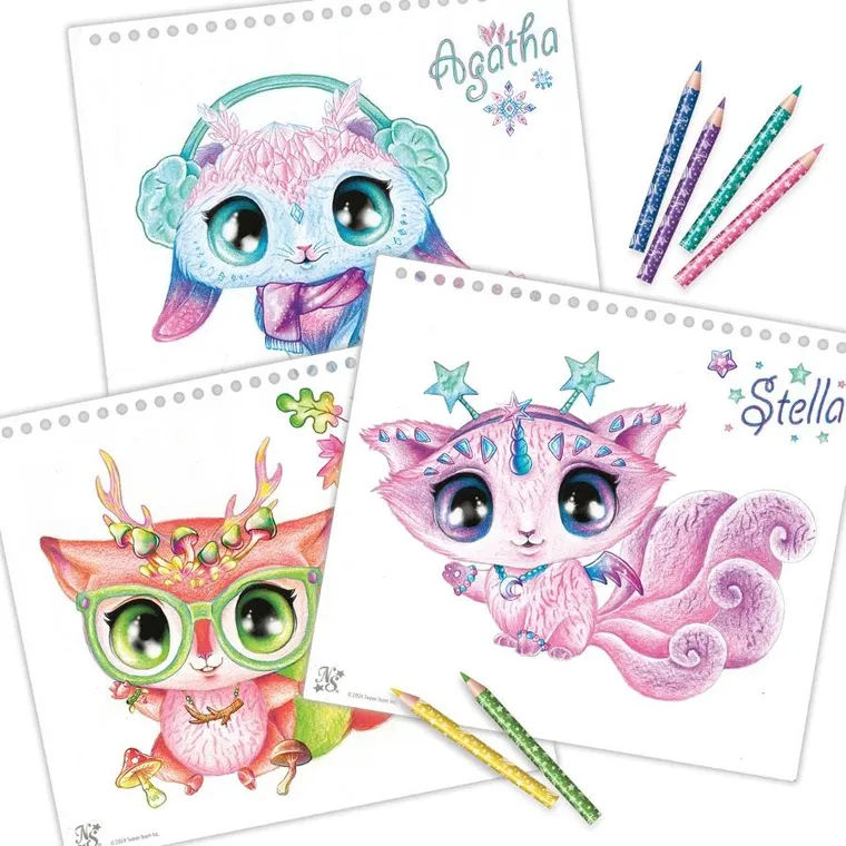 Nebulous Stars, szkicownik z magicznymi zwierzątkami