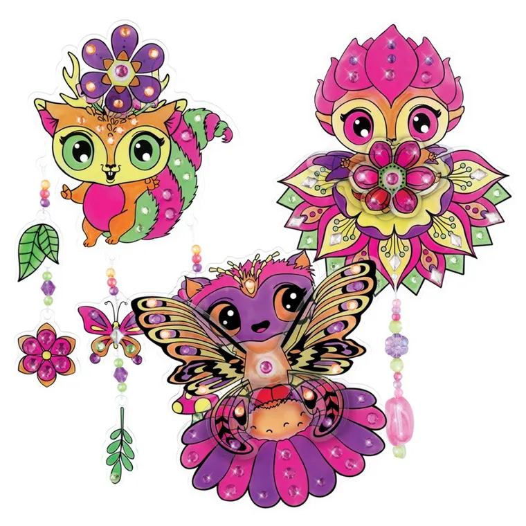 Nebulous Stars, witraż na okno do malowania, 3 szt.