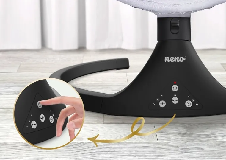 Neno, Aurora, elektroniczny bujaczek, szary