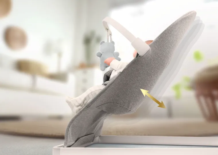 Neno, Chiaro, leżaczek, bujaczek dla dzieci, Graphite